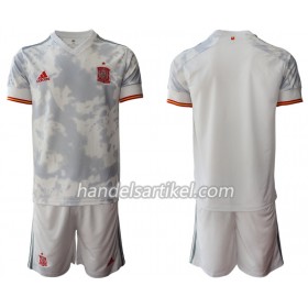 Spanien Kinder Auswärts Trikotsatz Euro 2020 Kurzarm (+ Kurze Hosen)